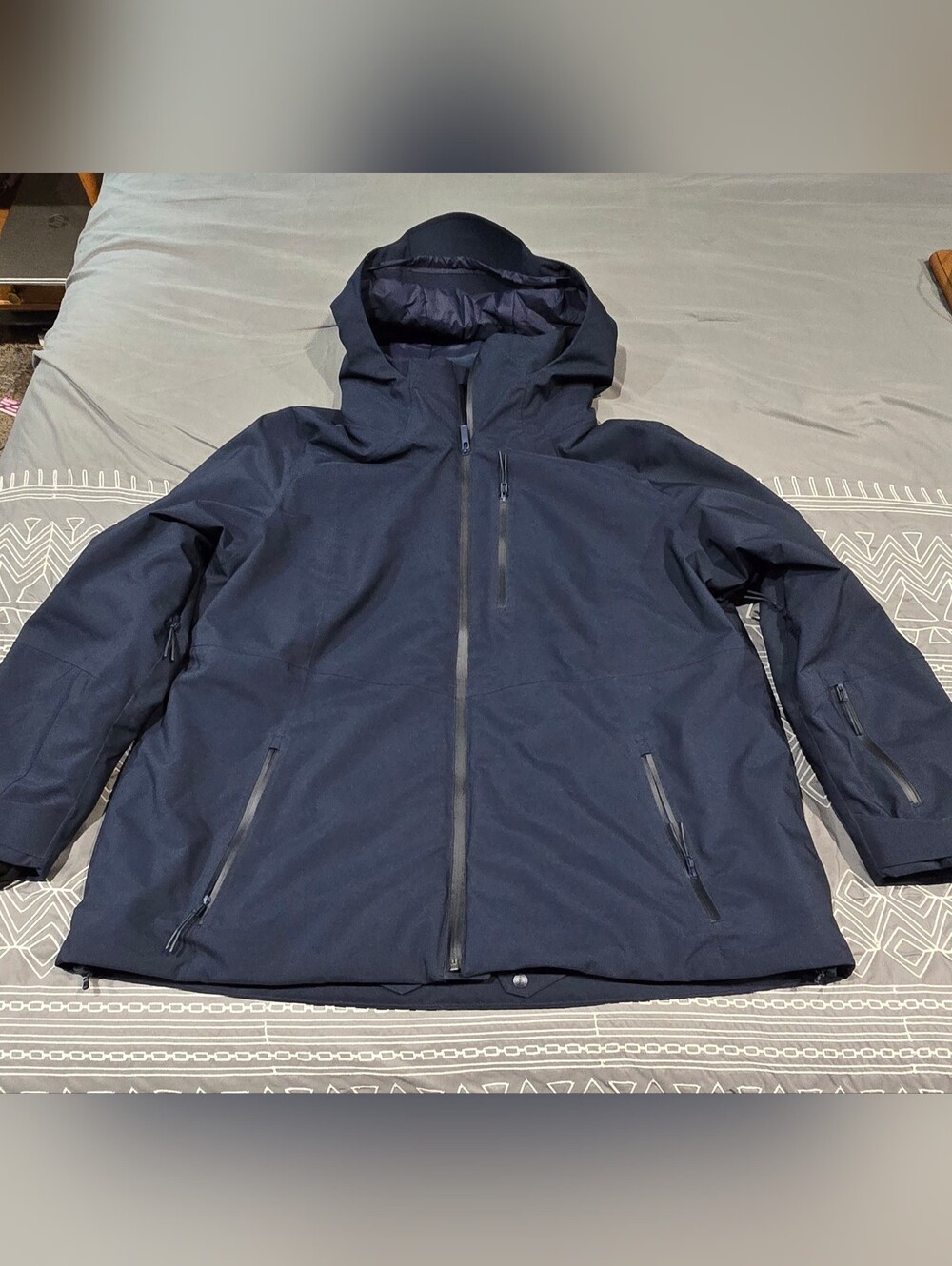Halfdays Lawrence Insulated Ski Jacket In Navy Size 1X